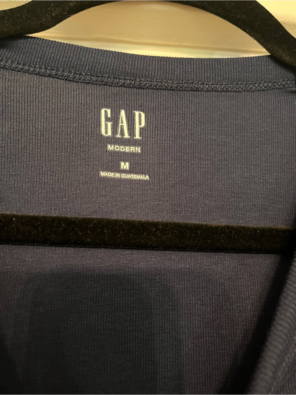 GAP Navy Short Sleeve Crewneck Tee - Women's - Picture 2 of 3